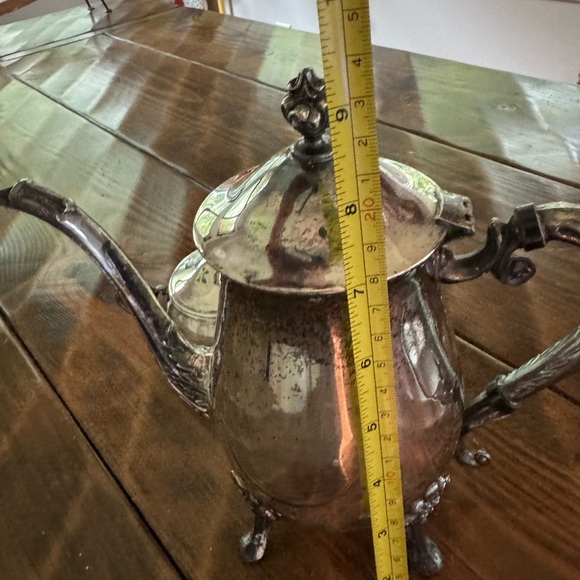 Leonard 4pc Silver plated Coffee Pot/Sugar/Creamer Set. Vintage - Picture 8 of 13